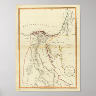 Poster Egypt, Arabia, Palestine