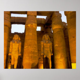 Póster Egypt, Luxor. Karnack Temple.