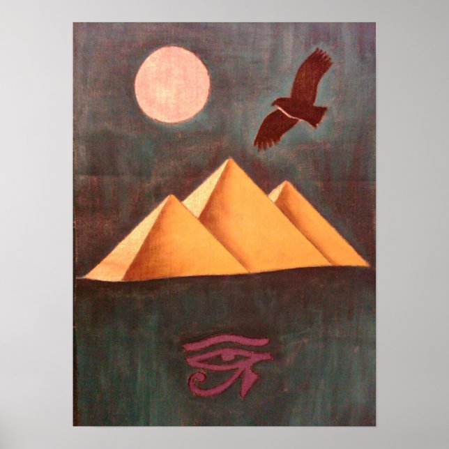 Poster Egypt Pyramid (Frente)