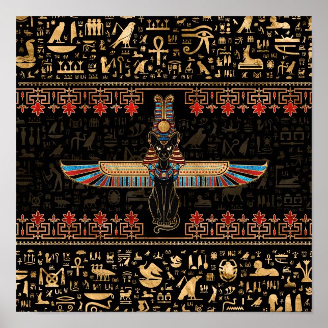 Poster Egyptian Cat - Bastet (Frente)