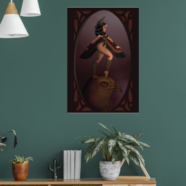 Poster Egytian MAAT - Anime Style (Sala de Estar 1)