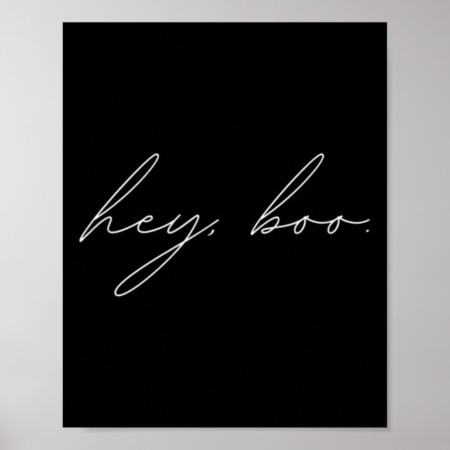 Poster Ei Boo Halloween (Frente)