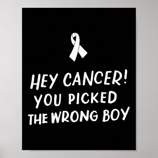 Poster Ei Cancer Você Pegou a Festa de Infância Errada (Frente)
