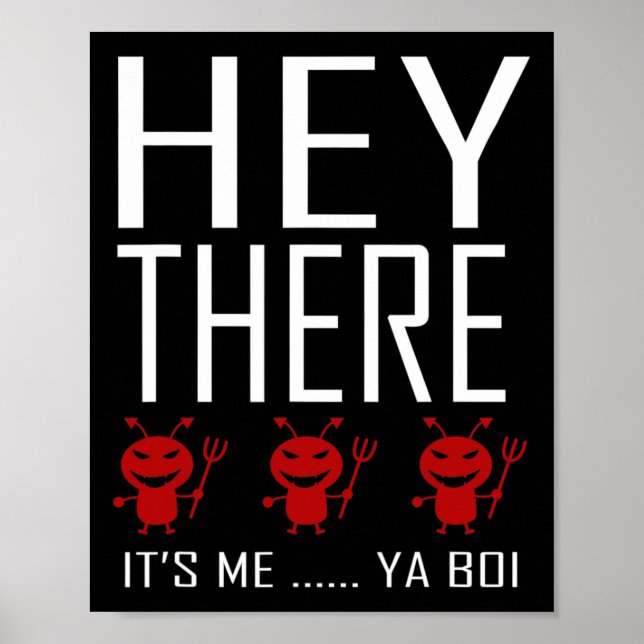 Poster Ei, demônios sou eu Ya boi Divertido Fantasma caça (Frente)