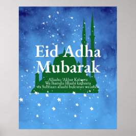 Poster Eid Al-adha Mubarak