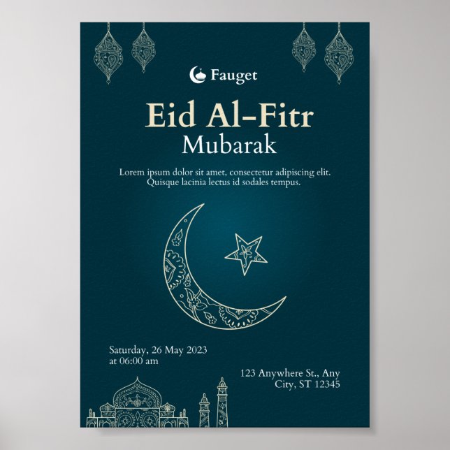 Poster Eid Al-Fitr (Frente)