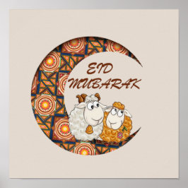 Poster eid aladha mubarak 2025