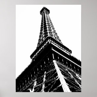 Póster Eiffel em branco