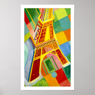 Póster Eiffel Tower Paris, Francis, por Robert Delaunay