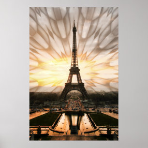 Póster Eiffel Tower, print