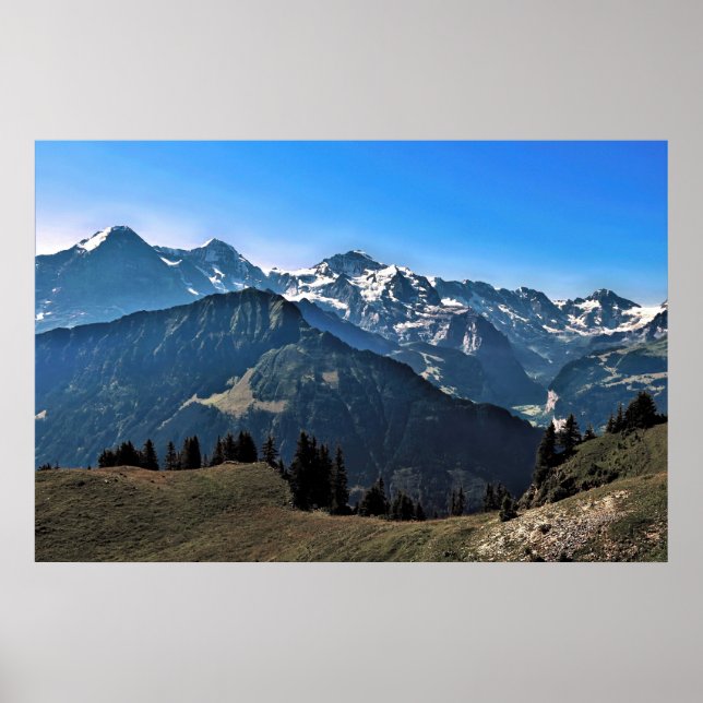 Poster Eiger, Monch, Jungfrau (Frente)