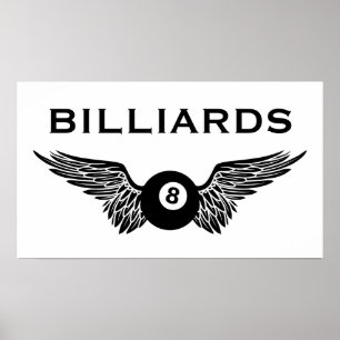 Poster eightball do vôo