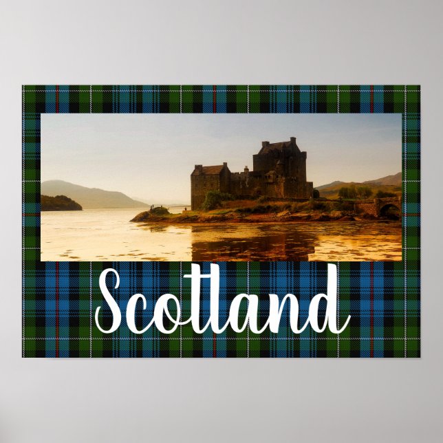Poster Eilean Donan Castle Scotland (Frente)