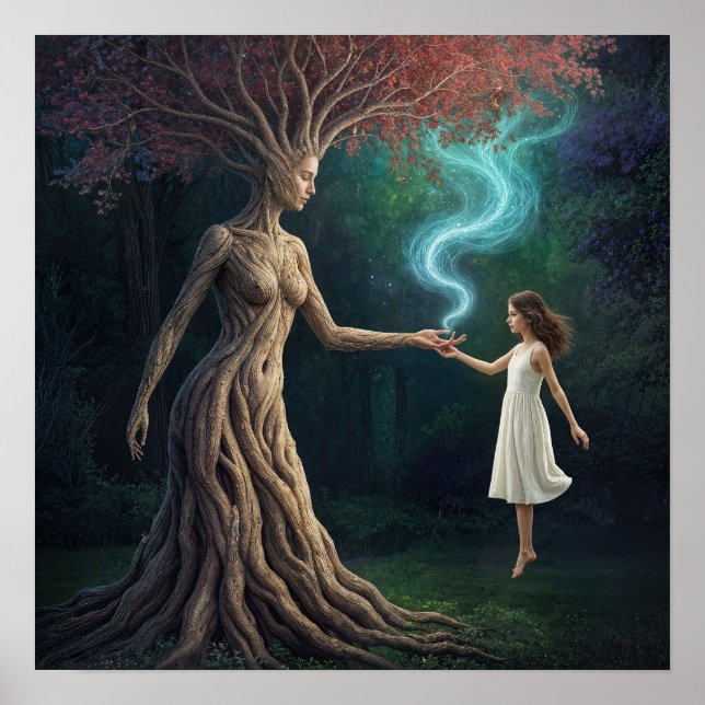Poster "Eirene’s Woodland Crossing” – A Surreal Reality (Frente)
