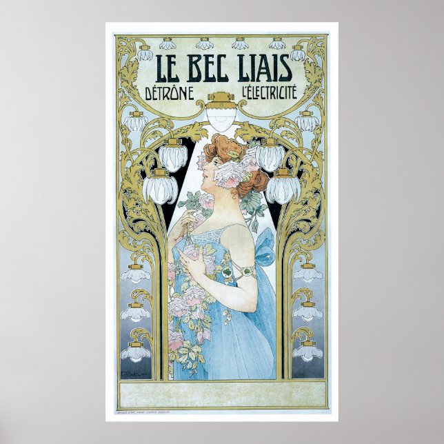 Póster ejido Liais Dethrone l'Ectricite (Frente)