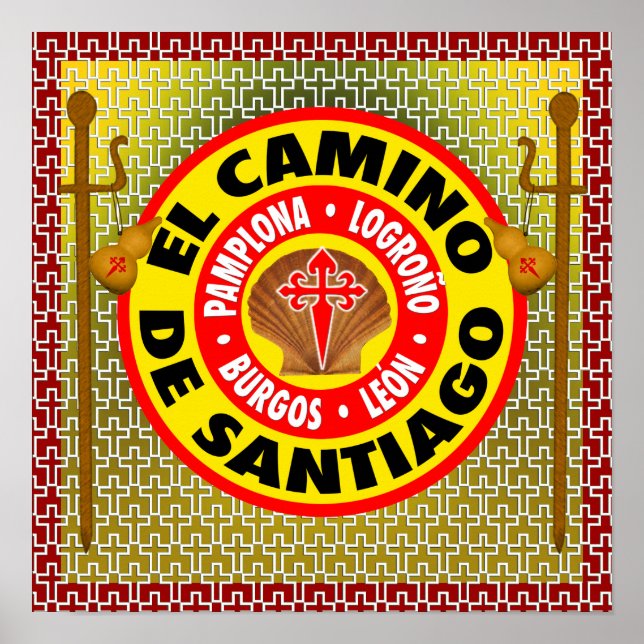 Póster El Camino De Santiago (Frente)