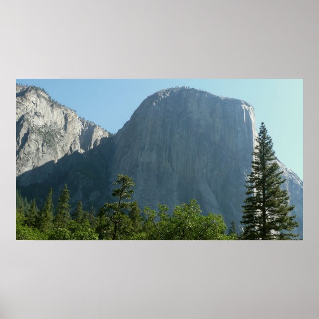 Poster El Capitan do Parque Nacional Yosemite (Frente)