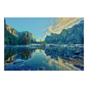 Póster EL Capitan e reflexão de três irmãos