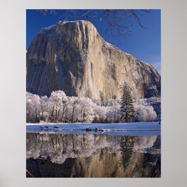 Poster El Capitan reflete no rio Merced em 2 (Frente)