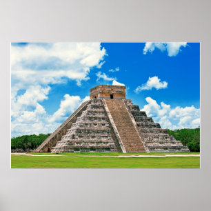 Poster EL Castillo em Chichen-Itza
