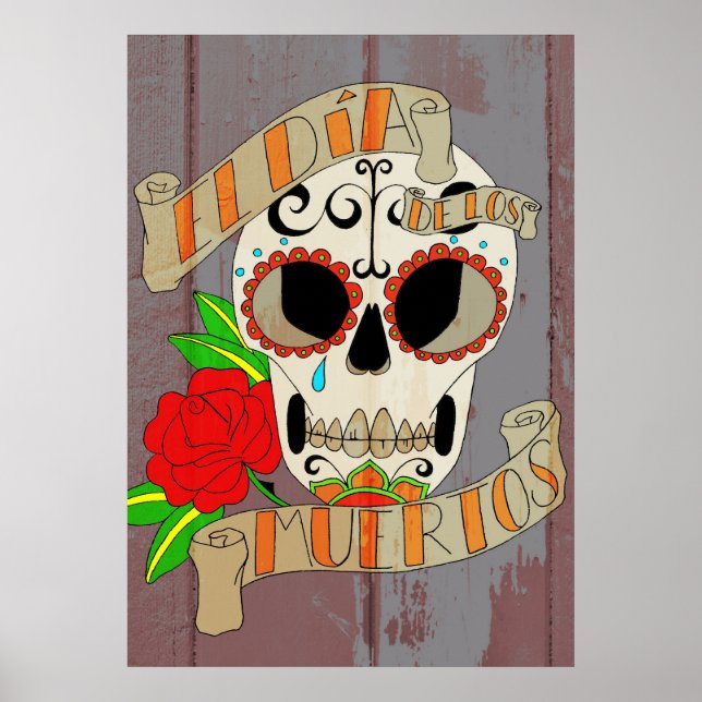 Poster El Dia de los Muertos (Frente)