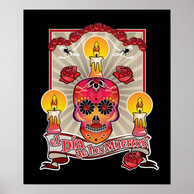 Póster El Dia De Los Muertos - Dia dos Mortos (Frente)