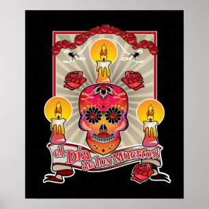 Póster EL Diâmetro De Los Muertos - dia do morto
