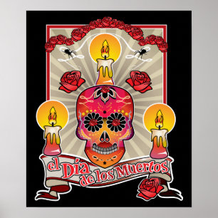 Póster EL Diâmetro De Los Muertos - dia do morto