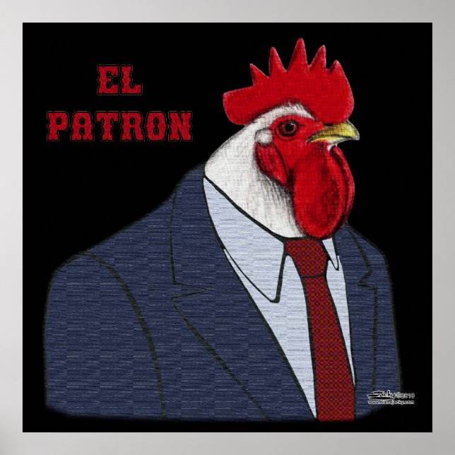 Poster El Gallo Patron (Frente)