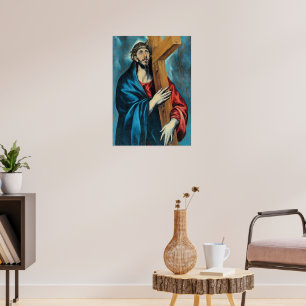 Poster El Greco - A Obra Representa Jesus Cristo Carregan