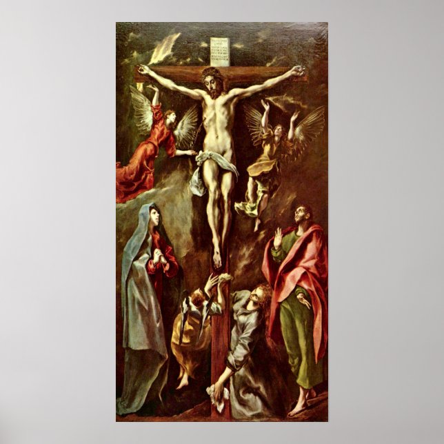 Póster El Greco - Cristo na cruz (Frente)