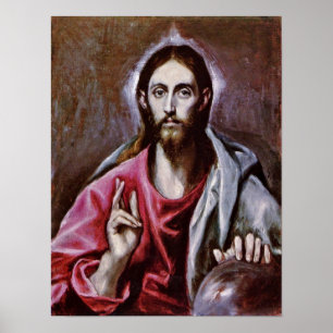 Póster El Greco - The Saviour of the world