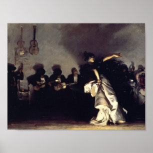 Póster EL Jaleo de Sargent- do cantor de John