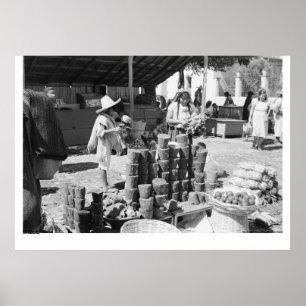Póster EL Mercado, San Cristobal de Las Casas
