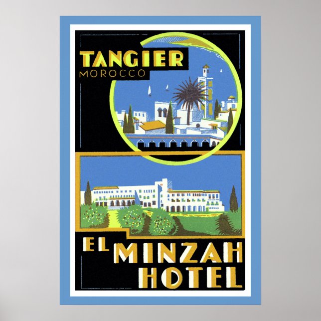 Poster El Minzah Hotel, Tangiers (Frente)
