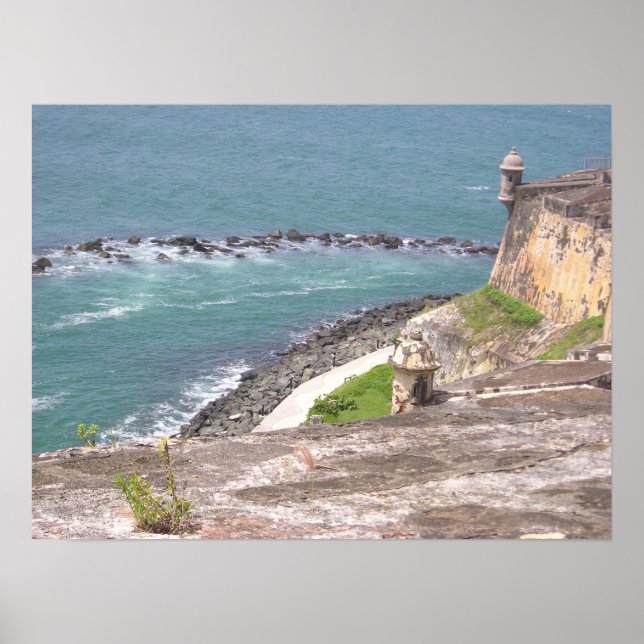 Póster El Morro, Porto Rico (Frente)