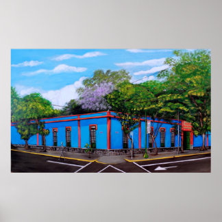 Póster EL Museum Azul