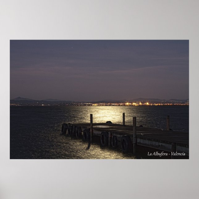 Póster El Palmar Valencia España Albufera (Frente)