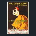 Poster EL PERFUME La Rosa Jacqueminot Coty Paris Art Deco<br><div class="desc">Restaurado! Reprodução de alta resolução,  Photoshop apontado para impressões nítidos,  retocado digital e restaurado para lágrimas,  manchas e elementos faltando. EL PERFUME La Rosa Jacqueminot Coty Vintage Paris Art Deco Poster por Leonetto Cappiello.</div>