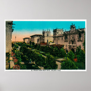 Poster El Prado de West Gate, Parque Balboa