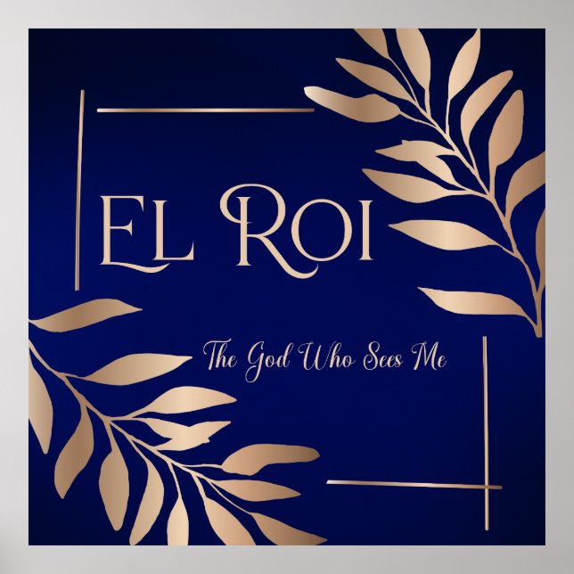 Poster El Roi 3 (Sapphire/Dourado) (Frente)