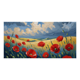 Póster El susurro del viento en las amapolas