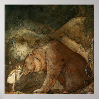“Ela Beijou o Urso” por John Bauer