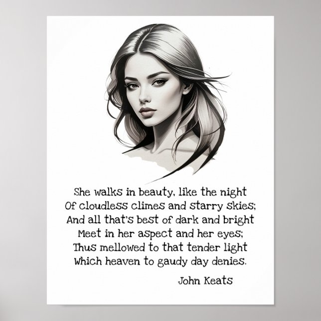 Poster Ela caminha de beleza (Frente)