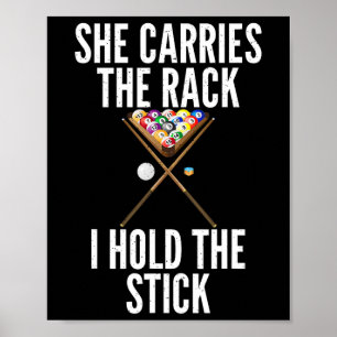 Poster Ela Carregar O Rack Eu Seguro A Piscina Engraçada