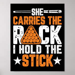 Poster Ela Carregar O Rack Que Eu Seguro O Pau - Um Bill 