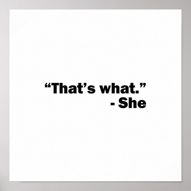 Poster Ela Disse (Frente)