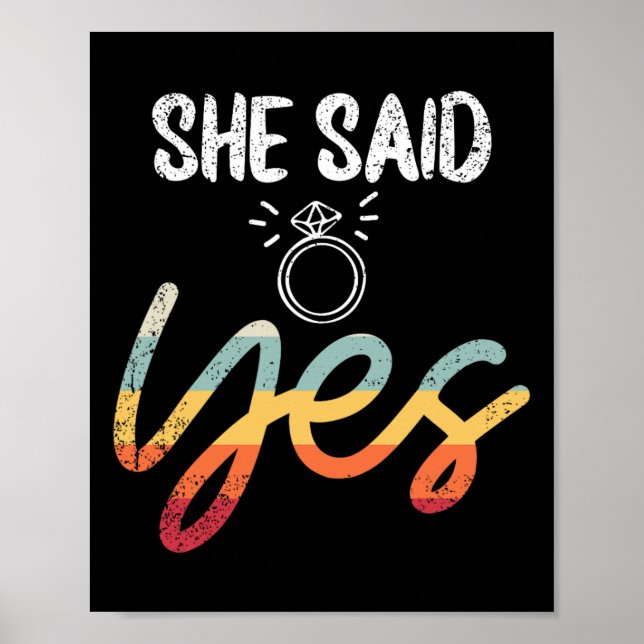Poster Ela Disse Que Sim, De Fim De Casamento Sr. Engaged (Frente)