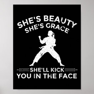 Poster Ela é a Bela que é a Grace Karate Girl