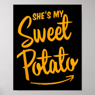 Poster Ela é a minha batata doce, eu sou Obrigado de Casa